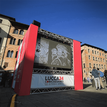 Lucca comics & games allestimento